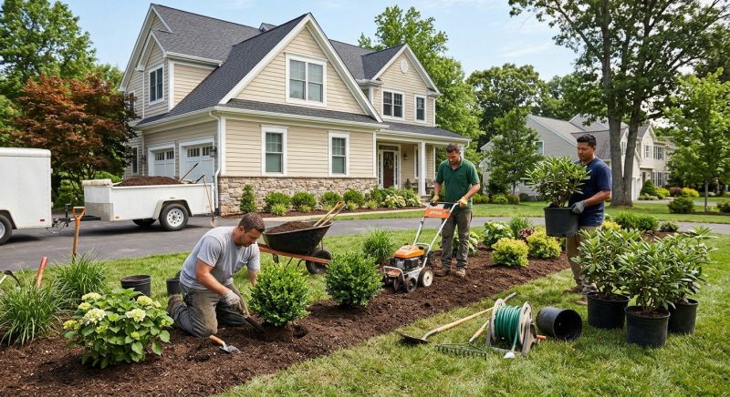 Cedar Mulch Installation in Ventura County, CA