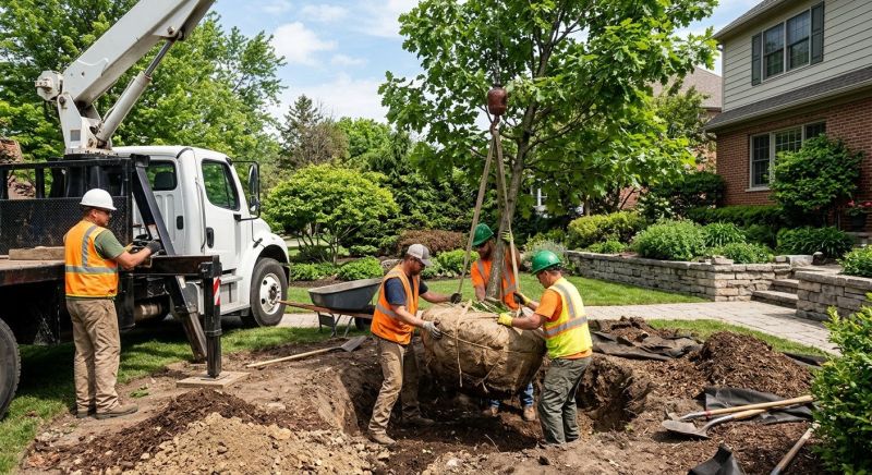 Magnolia Tree Planting in Ventura County, CA